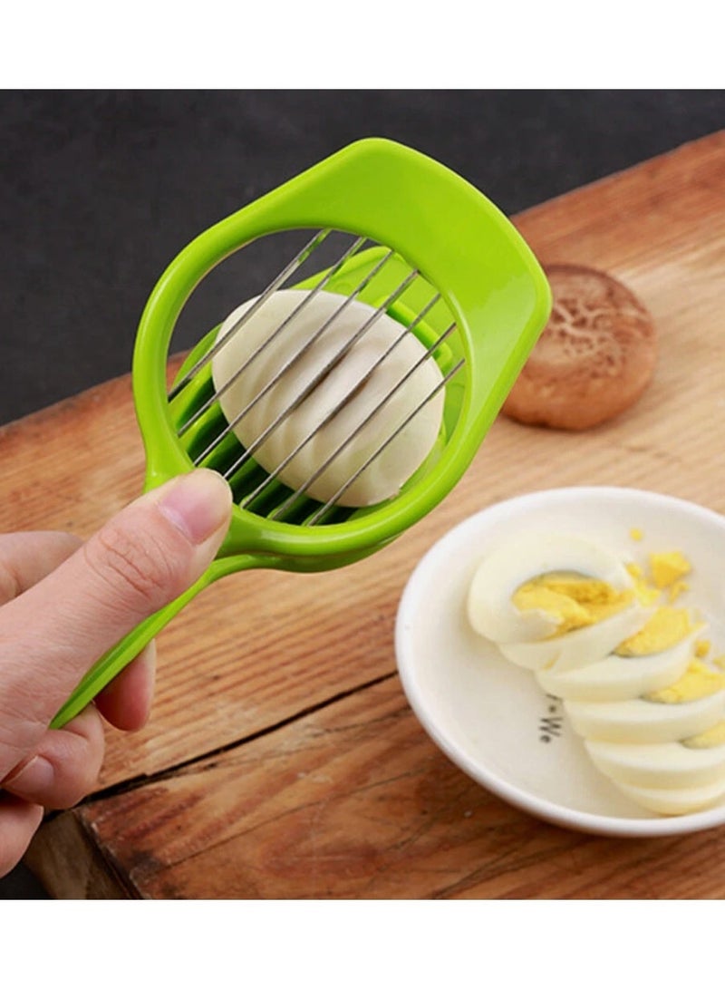 Green Multi-Functional Stainless Steel Slicer Kitchen Tool, 19cm - Image 3