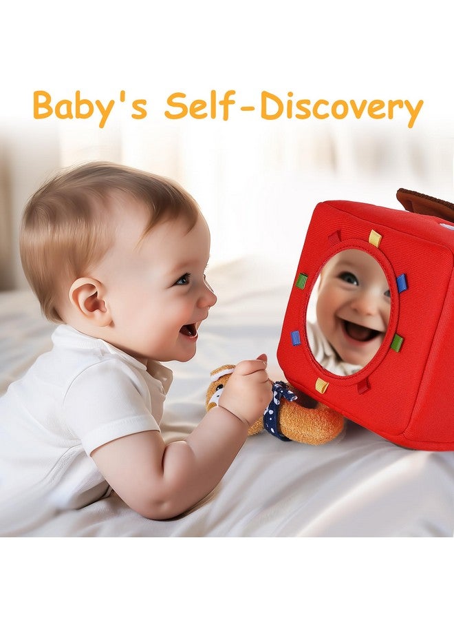 iPlay, iLearn Baby Toys 3 6 12 Month Newborn Gifts, Infant Soft Farm Stuffed Animal Rattles Plush Barn, Boy Girl Stuff, Shower Basket Stuffer, Sensory Hand Development Toy 0 2 4 7 9M 1 Yr - Farm - Image 5