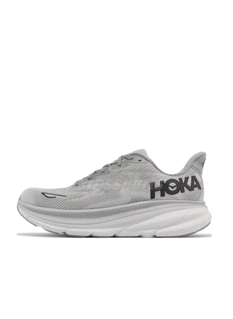 Hoka One One Clifton 9 Outdoor Running Sneakers Grey - Image 1