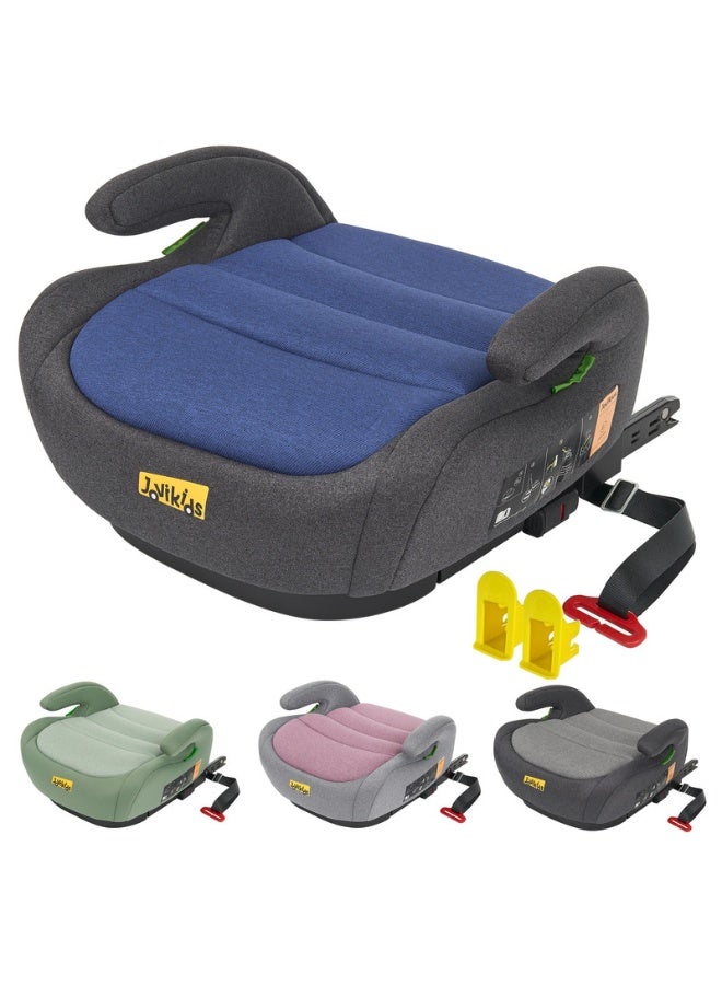 Jovikids مقعد سيارة محمول أوهُو I-Size مع ISOFIX، 125 - 150 سم (المجموعة 2/3، 6-12 سنة)، ECE R129، أزرق - Image 1