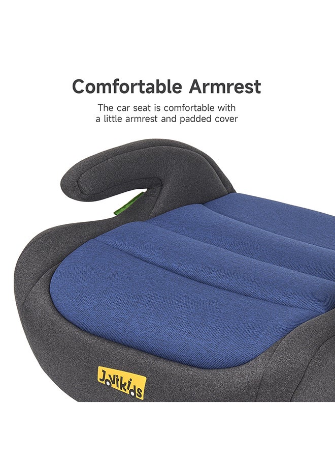 Jovikids - Portable Car Ohho I-Size Booster Seat With ISOFIX, 125 - 150 CM (Group 2/3, 6-12 Years), ECE R129, Blue - Image 1