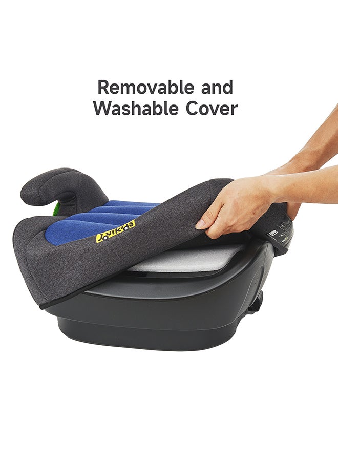 Jovikids - Portable Car Ohho I-Size Booster Seat With ISOFIX, 125 - 150 CM (Group 2/3, 6-12 Years), ECE R129, Blue - Image 1