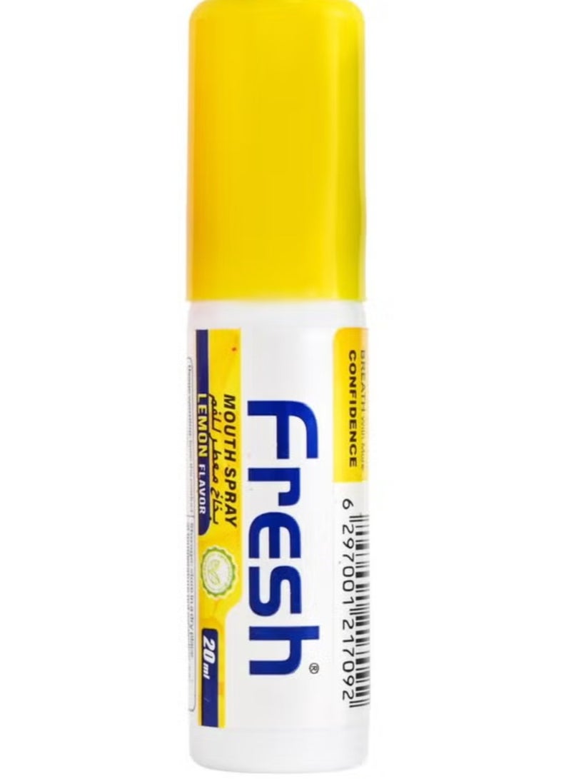 Fresh Refreshing Lemon Mouth Spray 20ml