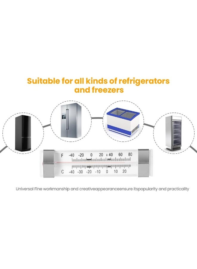 SeeZQ 12 Pack Fridge Refrigerator Freezer Thermometer  - Image 2