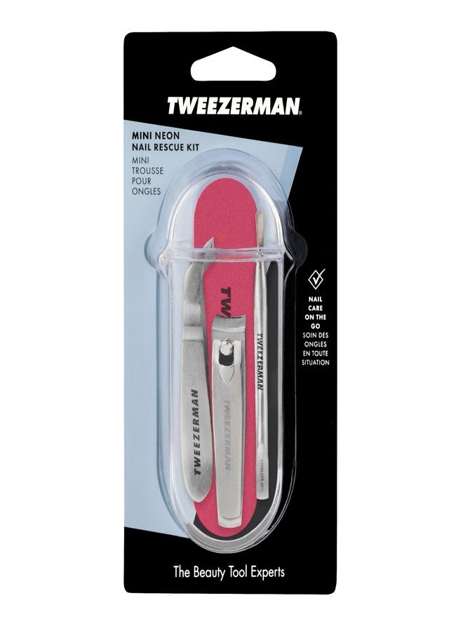 Tweezerman Mini Neon Nail Rescue Kit - Image 4