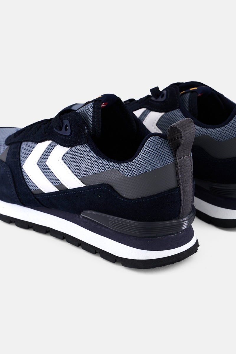 Hummel Kids Boy Thor Lace Up Outdoor Shoes, Navy Blue - Image 2