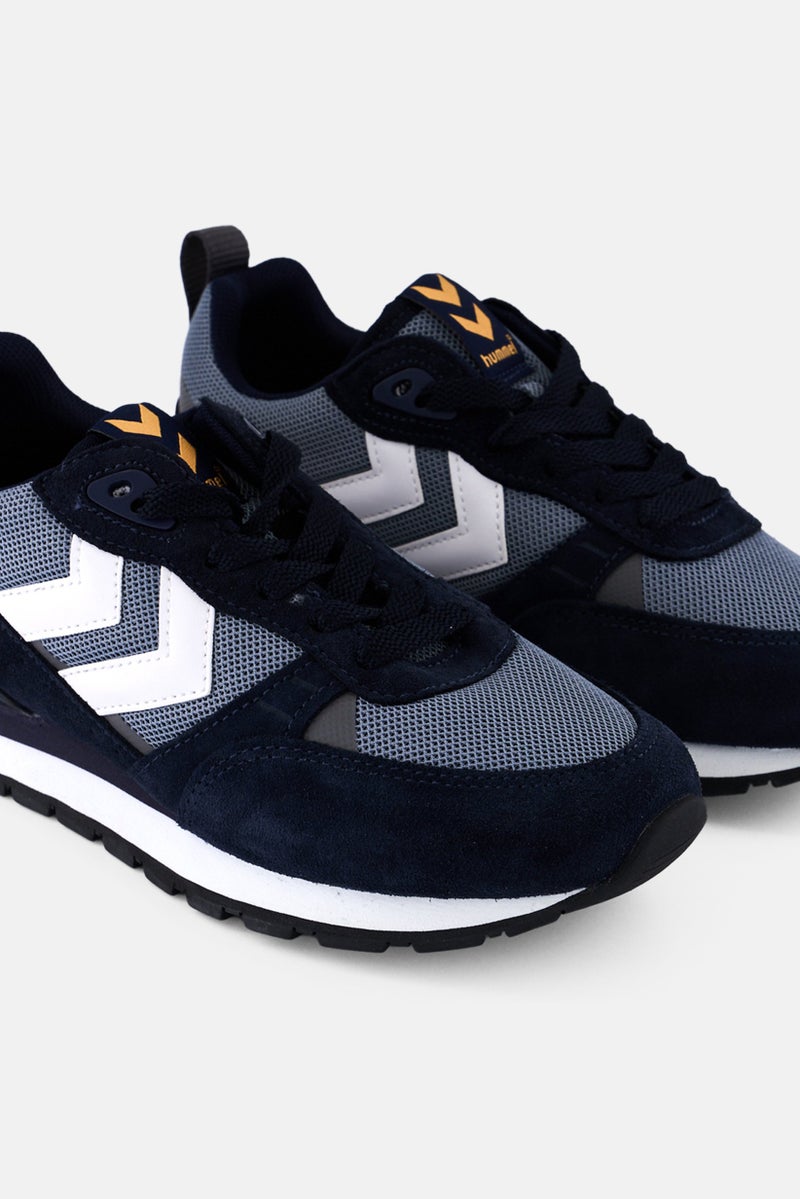 Hummel Kids Boy Thor Lace Up Outdoor Shoes, Navy Blue - Image 3