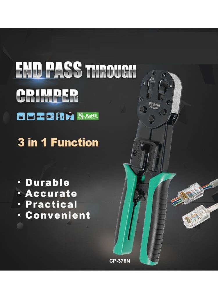 Proskit Proskit CP376N End Pass Through Professional Crimper  - Image 2