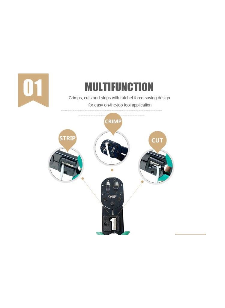 Proskit Proskit CP376N End Pass Through Professional Crimper  - Image 3