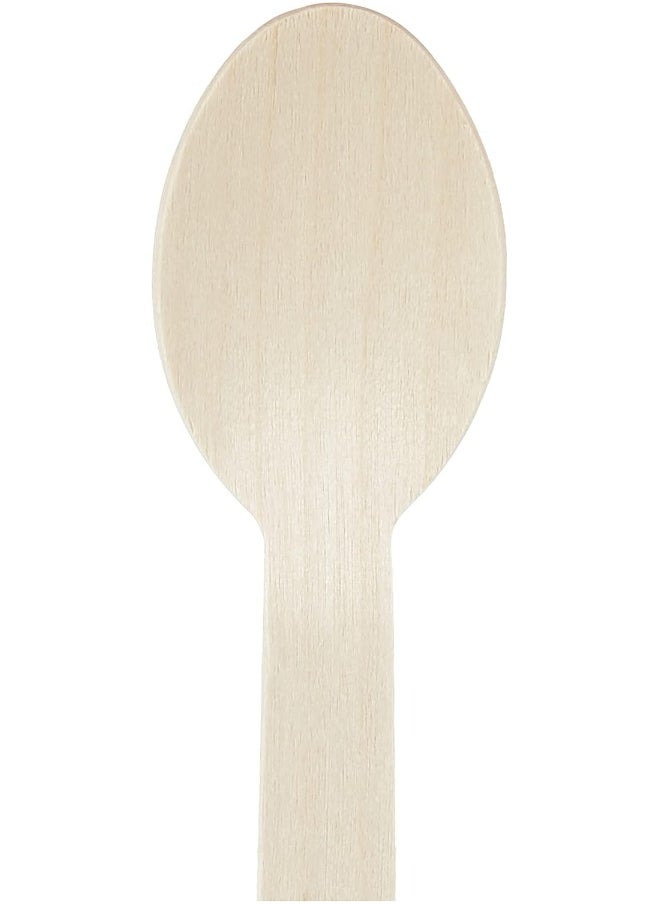 Hotpack Hotpack Disposable Eco-Friendly Disposable Cutlery Wooden Spoon, 50 Pieces  - Image 4
