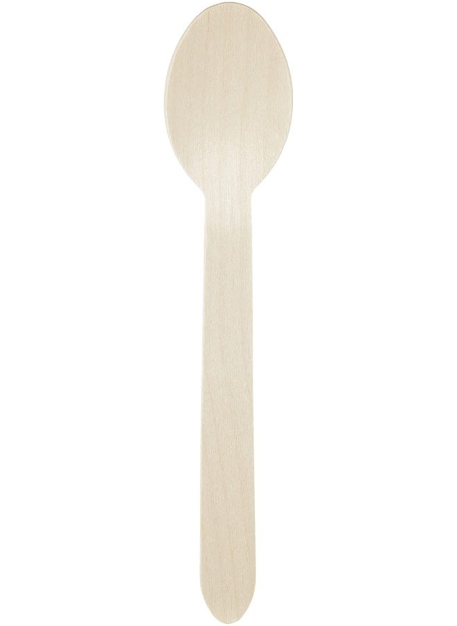 Hotpack Hotpack Disposable Eco-Friendly Disposable Cutlery Wooden Spoon, 50 Pieces  - Image 3