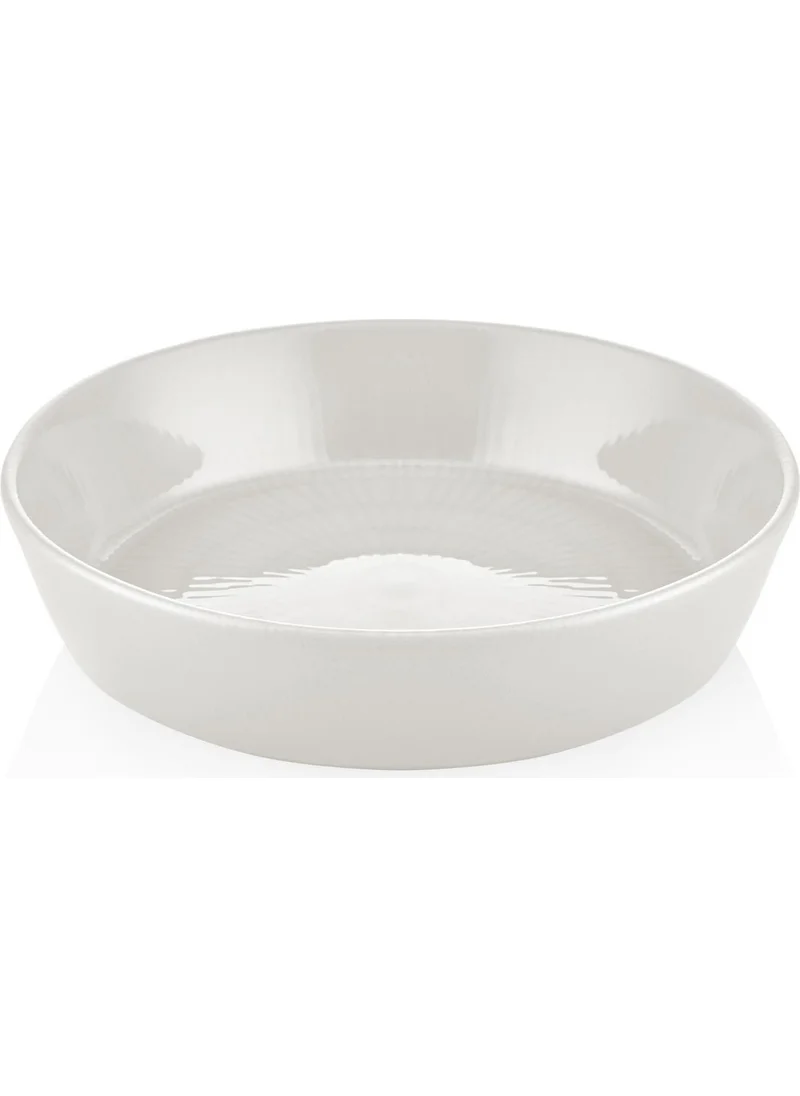 The Mia Noon Salad Bowl Cream 23X6 cm