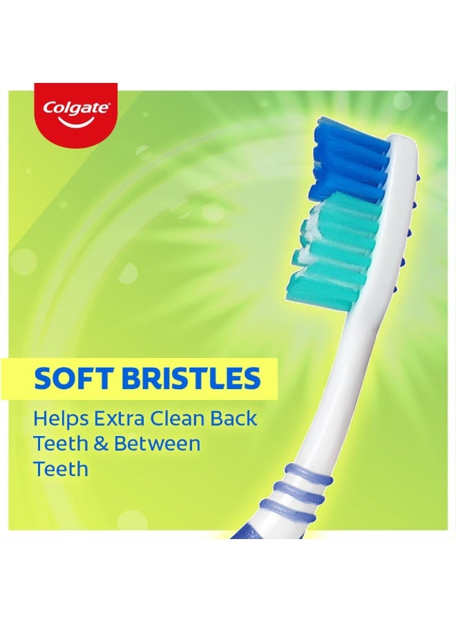 Colgate Extra Clean Toothbrush - Medium (Pack of 6) - Image 4