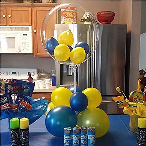 Efay Clear Balloons, Pre Stretched 20" Clear Balloons Transparent 15Pcs Big BoBo Bubble Balloons for Indoor Outdoor Christmas New Year Party Decoration - Image 5