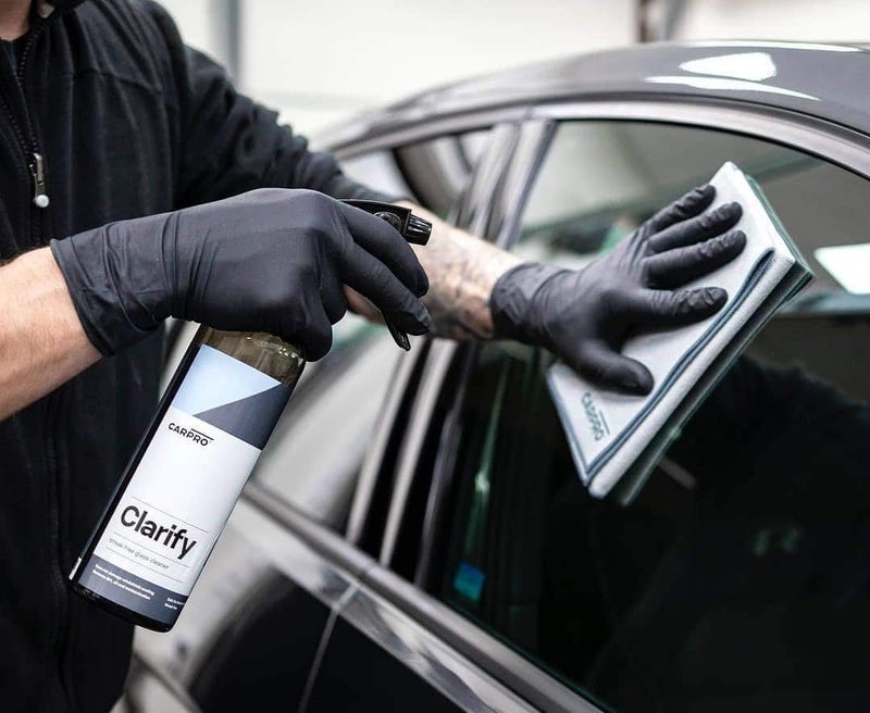 CarPro Clarify Streak Free Car Window Cleaner Removes Oils, Fingerprints & Dirt - Safe to Use on Ceramic Coatings, Interior and Exterior Glass - 500mL (17oz) - Image 2