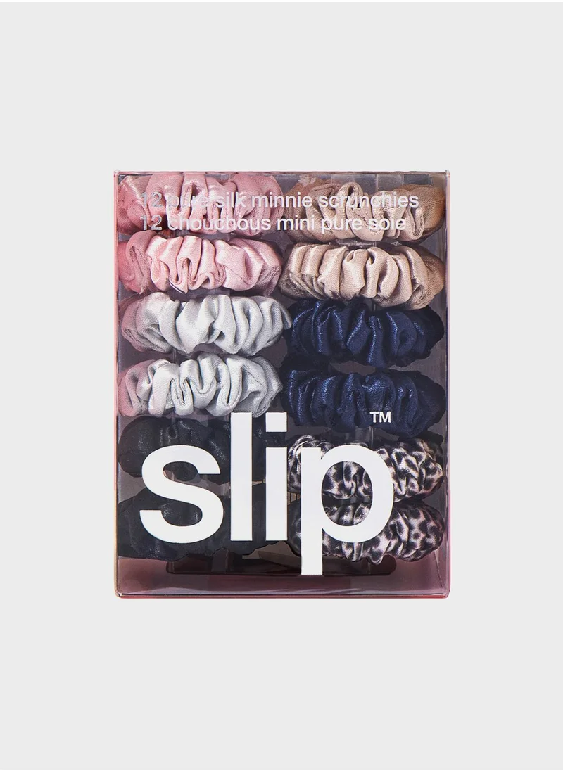 SLIP Classic Minnie Scrunchies (12 pack)