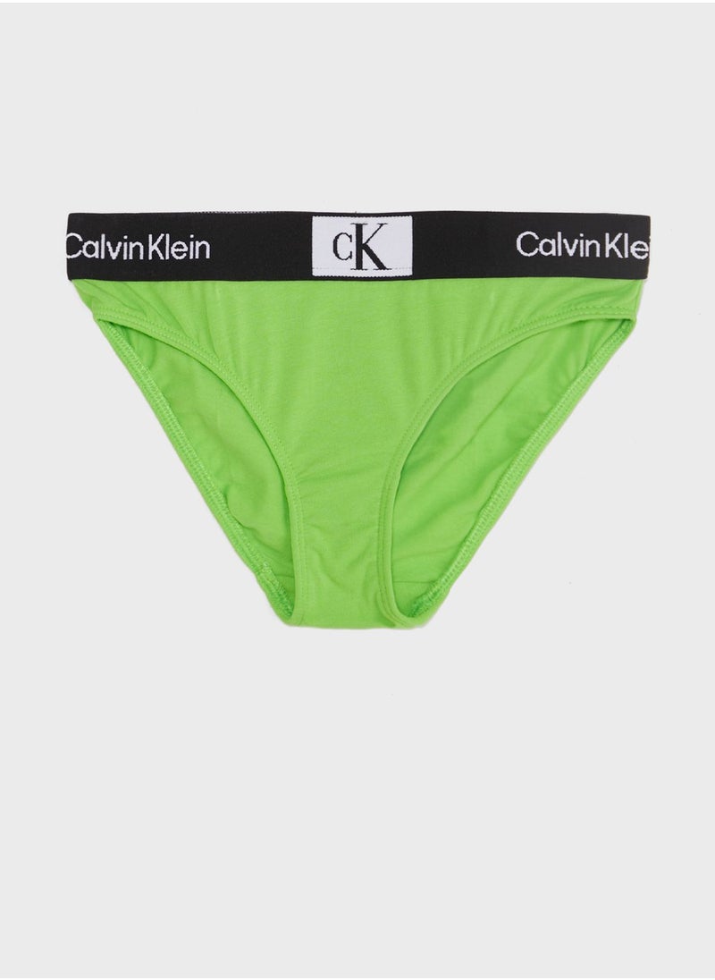 Calvin Klein Jeans - Kids 2 Pack Logo Bikini Brief - Image 1