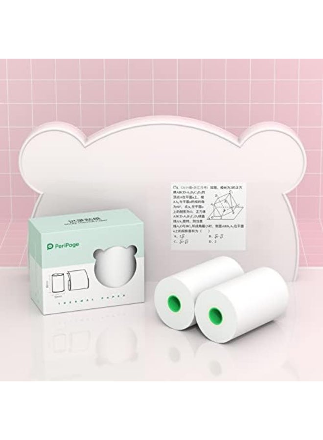 PeriPage A3 80×50mm Thermal Paper 2-Rolls/Box White Color - Image 3