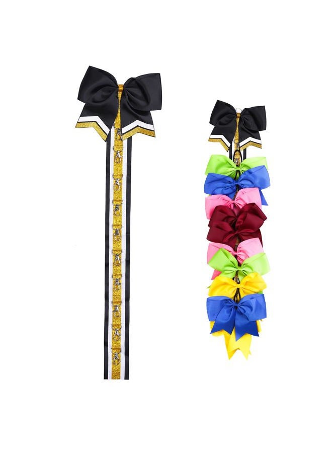 Hipcheer Handmade Cheer Bows Holder, Wall Hanger for Cheerleading Teen Girls High School College Sports - Image 1