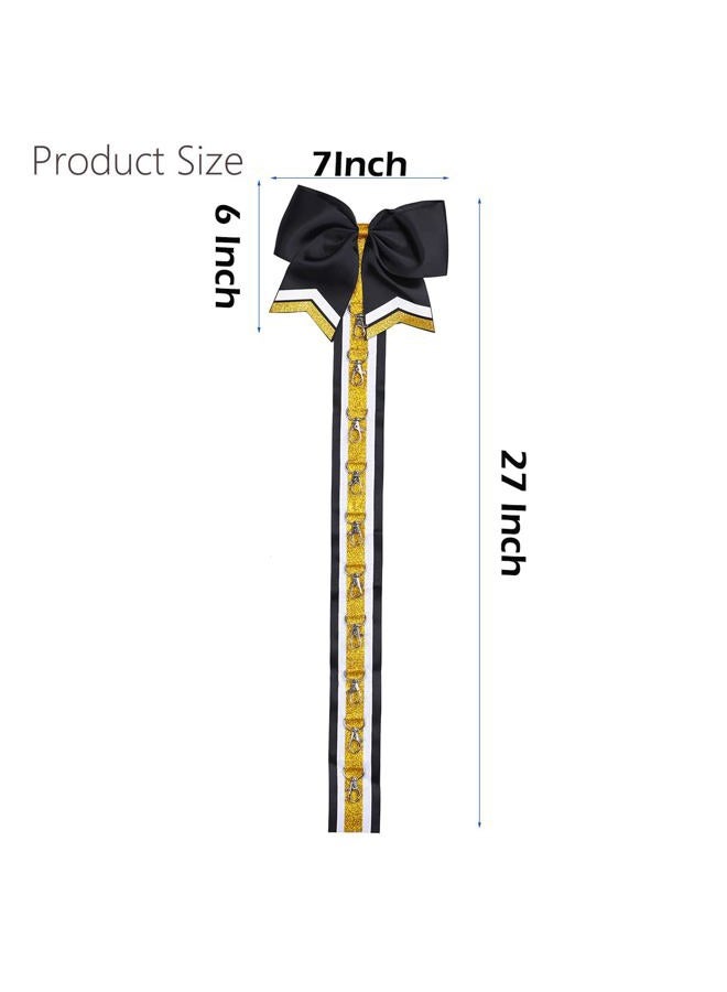 Hipcheer Handmade Cheer Bows Holder, Wall Hanger for Cheerleading Teen Girls High School College Sports - Image 4