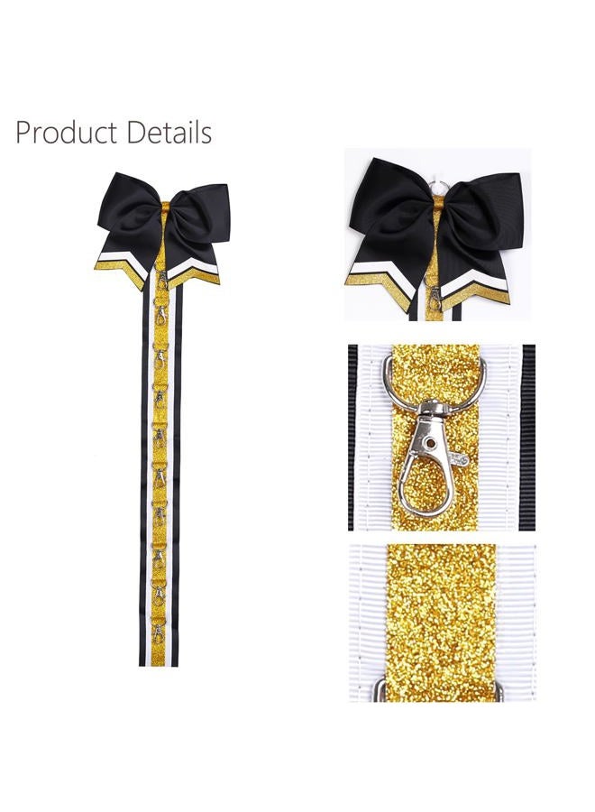 Hipcheer Handmade Cheer Bows Holder, Wall Hanger for Cheerleading Teen Girls High School College Sports - Image 3