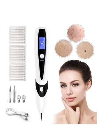 Skin Tag Remover, Removal Kit Tools with LCD Display 9 Adjustable Modes 30 Fine Needles USB Charging Home Usage for, Freckle, Warts, Dark Spot, Nevus Body Facial (white) - pzsku/Z538067D5DD2213B665F7Z/45/_/1704533404/3f0d00a2-5d55-482d-b31e-c5b4c8a74b05