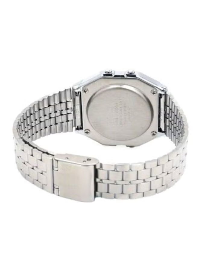 ساعة رقمية فضية كلاسيكية للرجال A159WA-N1DF-35mm - Image 2