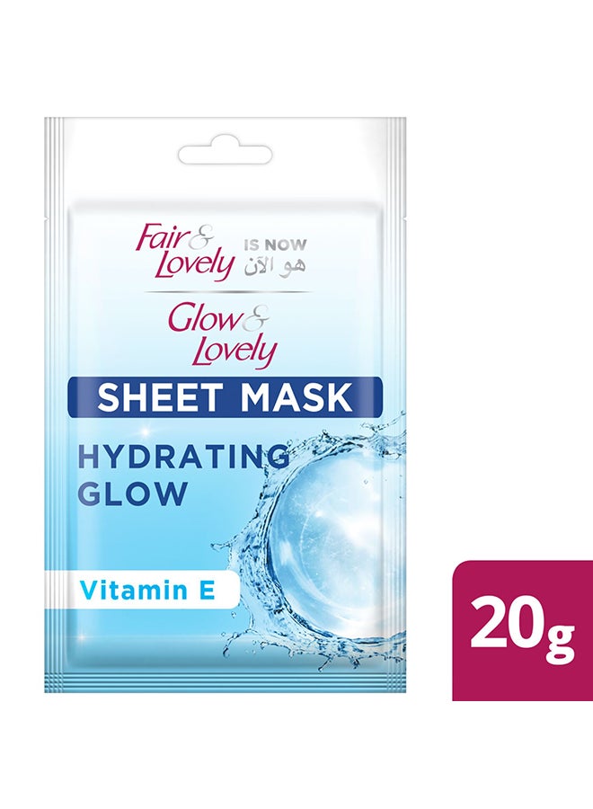 Glow & Lovely Vitamin Boost Sheet Mask For Plump Moisturized Skin Hydrating Glow 20g - Image 1