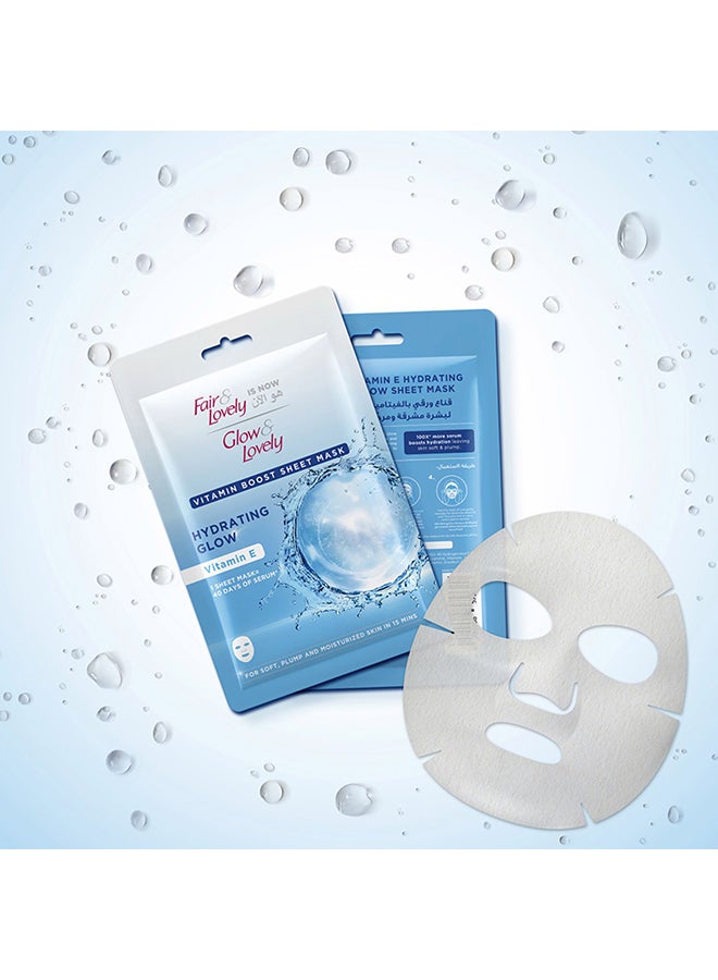 Glow & Lovely Vitamin Boost Sheet Mask For Plump Moisturized Skin Hydrating Glow 20g - Image 4
