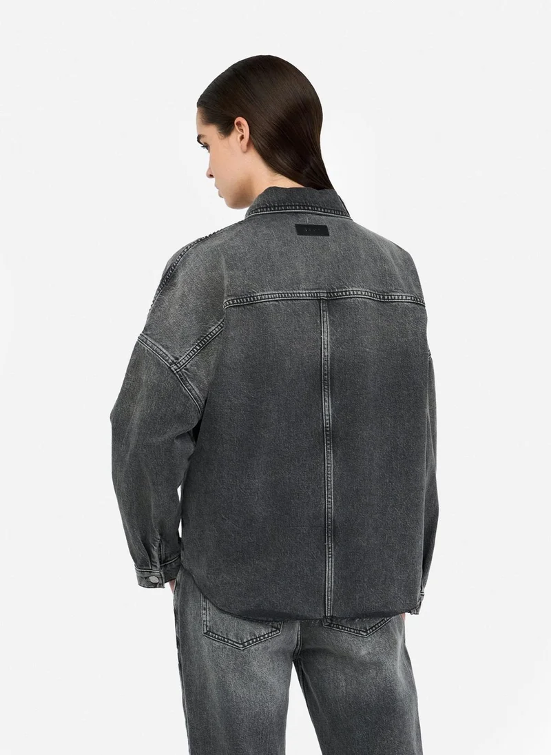 Liu Jo Denim Jacket with Rhinestones