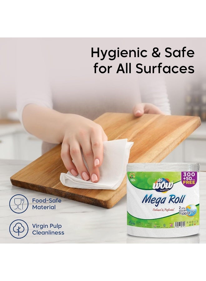 WOW Mega Roll 2-Ply Paper Towel - Image 4