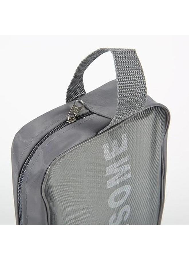Generic Personal Care Bag 5-in-1, Comb, Soap Case, Toothpaste and Toothbrush Saving Case, Loofah, Grey  - Image 3