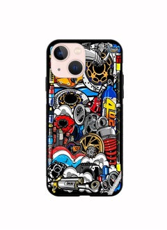 Protective Case Cover For Apple iPhone 14 Jdm Digital Republic Design Multicolour