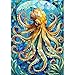 Hopgo 500 Piece Puzzle for Adults Colorful Stained Glass Octopus Jigsaw Puzzles Challenging Puzzles Perfect for Game Nights 20x142 - Image 4