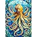 Hopgo 500 Piece Puzzle for Adults Colorful Stained Glass Octopus Jigsaw Puzzles Challenging Puzzles Perfect for Game Nights 20x142 - Image 2