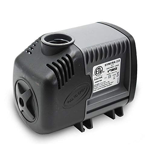 SICCE Syncra Silent 2.0 Multifunction 568 GPH Submersible Water Pump | Italian Made 35W Ultra Quiet Durable Aquarium Fish Tank, Fountain, Pond, Hydroponics, Terrarium Black | Freshwater & Saltwater - Image 1