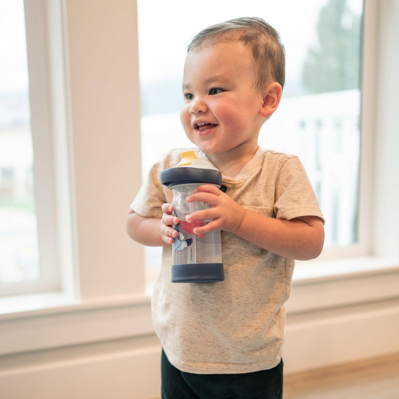 ذا فيرست ييرز The First Years Bluey Sip  See Toddler Water Bottle - Includes Floating Charm - Toddler Cups with Straw - 12 Oz - Ages 24 Months and Up - Image 3