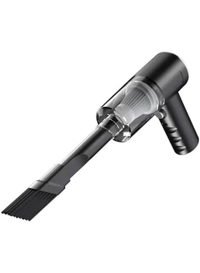 مكنسة سيارة لاسلكية محمولة سوداء 120 واط عالية الطاقة مزدوجة الاستخدام للمنزل - Image 1