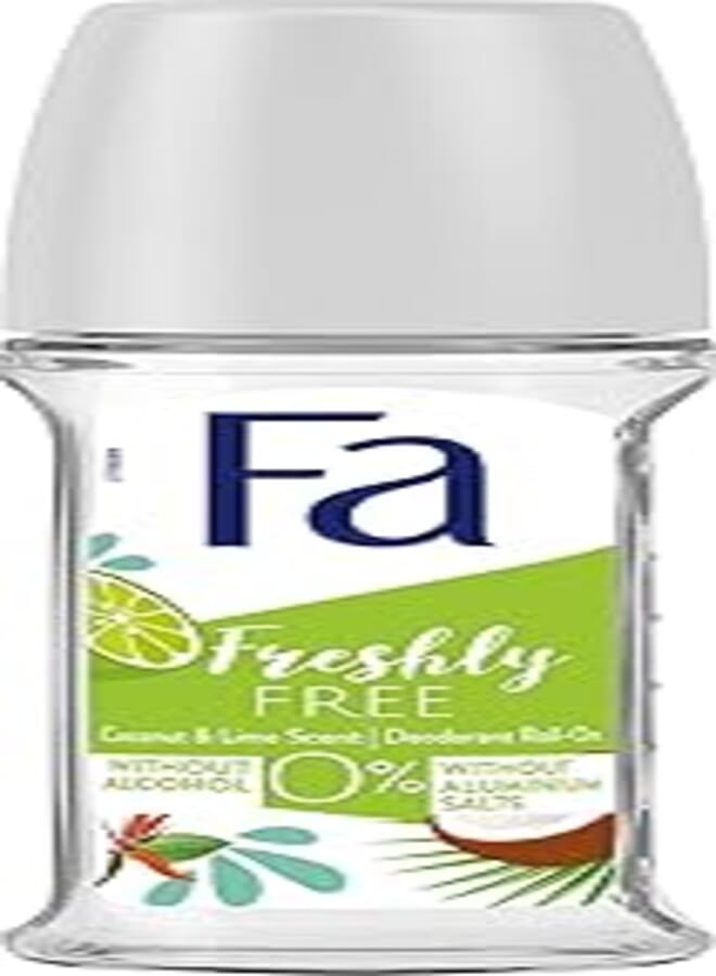 Fa Freshly Free - Roll On Deodorant - 50ml