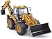 Dollox Diecast Excavator Backhoe Front Loader Truck 150 Metal Engineering Vehicle Construction Tractor Model Collection Bulldozer Back Hoe Truck Decoration Toy Gift for Kids - Image 2