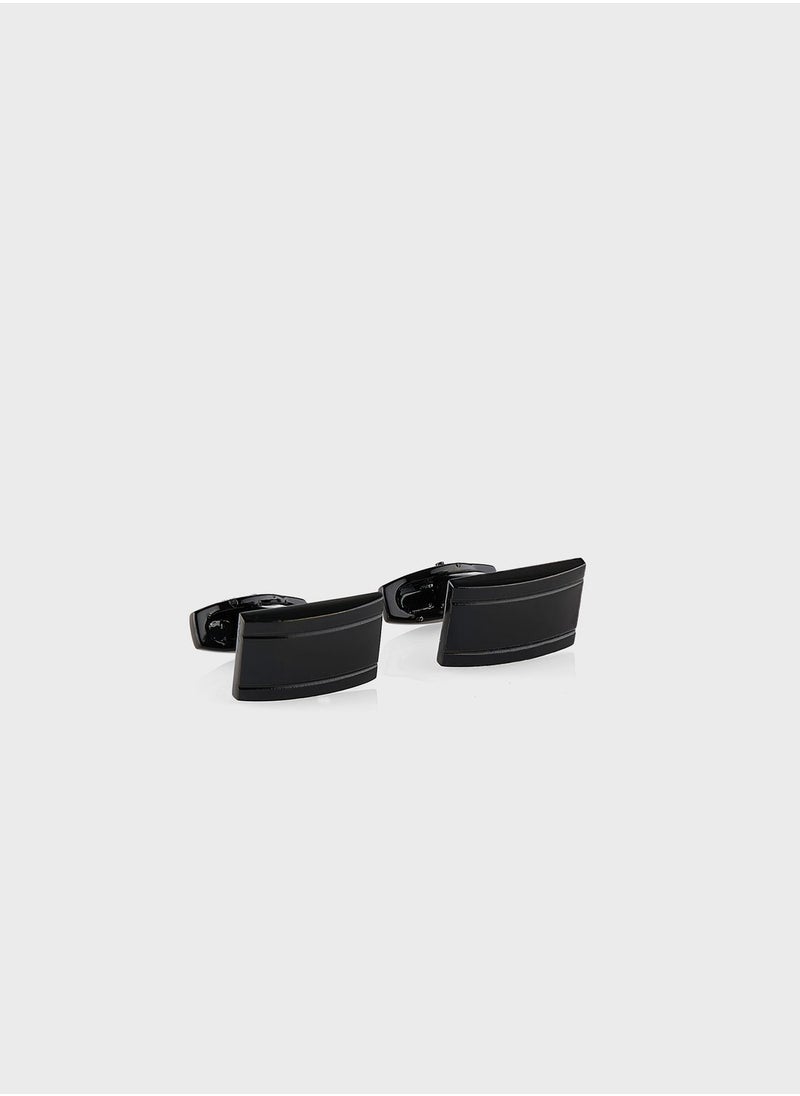 Robert Wood - Rectangular Cufflink In A Gift Box - Image 1