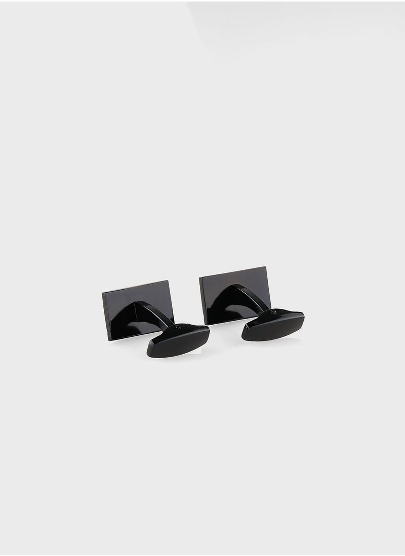 Robert Wood - Rectangular Cufflink In A Gift Box - Image 1