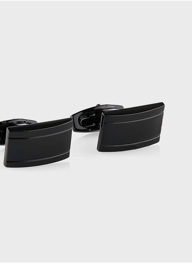 Robert Wood - Rectangular Cufflink In A Gift Box - Image 1