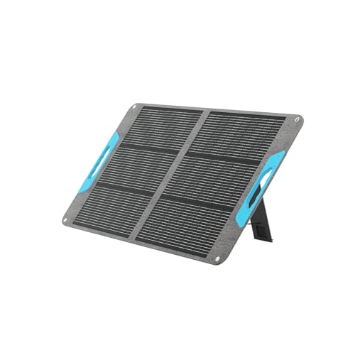Renogy 100W Portable Solar Panel, 25% High Efficiency N-Type Foldable Solar Charger for Power Station, with Adjustable Kickstand, USB-A Type-C Output, for Camping, RV, SUV, Off-Grid Outdoor Hurricane - Image 1