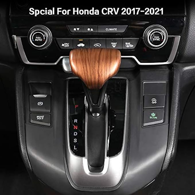 rayihni AntBooBoo for Honda CRV CRV 2017 2018 2019 2020 2021 2022 Gear Shift Knob Cover Peach Wood Grain Interior Decoration Gear Shift Knob Cover - Image 3