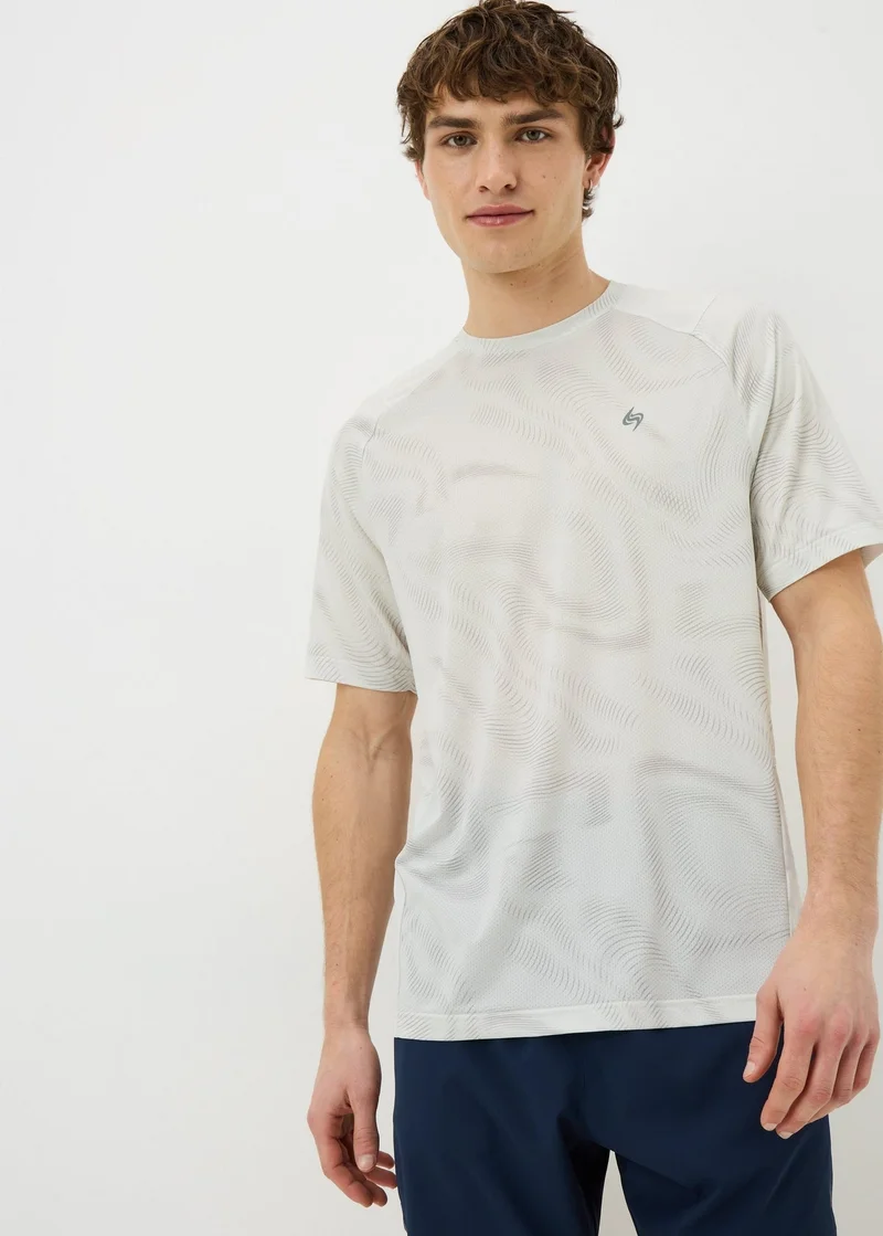 ماتلان Souluxe Cream Swirl Sports T-Shirt