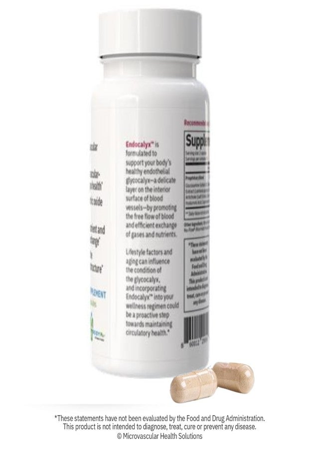 MYBODYRX مكمل ماي بودي ريكس إندو كاليكس - دعم الغشاء السكري البطاني 60 كبسولة - صحة الأوعية الدموية والدورة الدموية الدقيقة - مدروس سريريًا - حاصل على براءة اختراع - يدعم وظائف أكسيد النيتريك - Image 3
