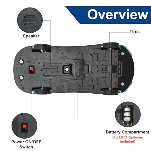 VGRASSP Push and Go City Guard Police Car Toy for Kids with Flashing Lights and Music - Friction Patrol Vehicle with Sound Effects - Color As Per Stock - Image 3