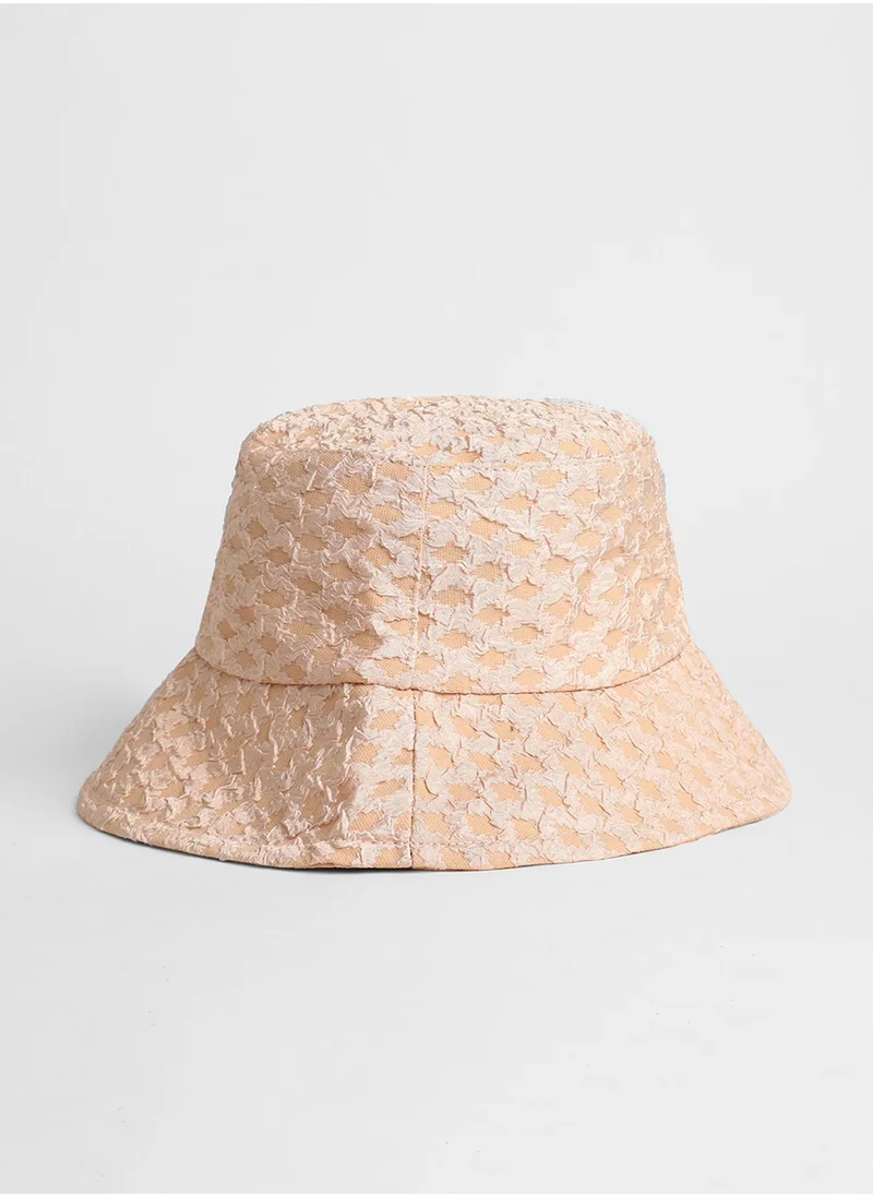 Haute Sauce Textured Bucket Hat - Saltbox Beige