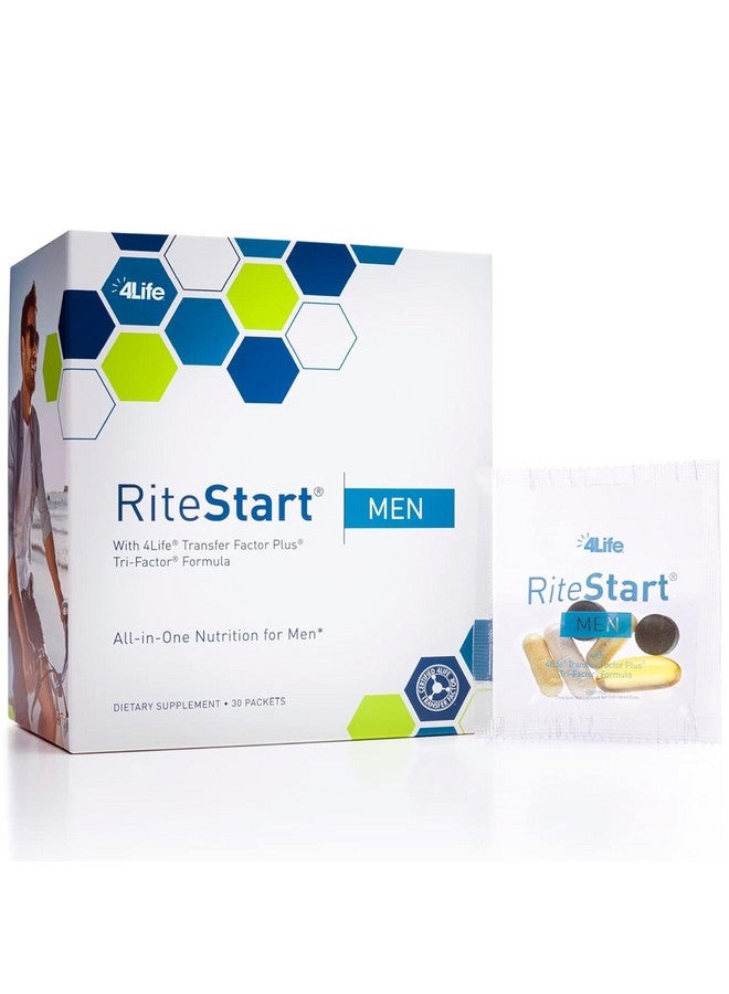 4Life RiteStart Men - Daily Nutritional Pack Supports Immune System Health - Daily Supplement Formula with Vitamin C, D and Zinc - 30 Packets - Image 1